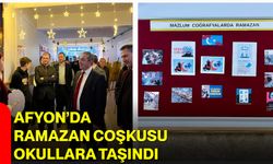 Afyon’da Ramazan Coşkusu Okullara Taşındı