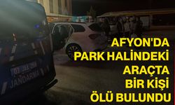 Afyon'da park halindeki araçta bir kişi ölü bulundu