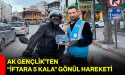 AK Gençlik’ten “İftara 5 Kala” Gönül Hareketi