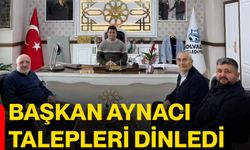 Başkan Aynacı talepleri dinledi