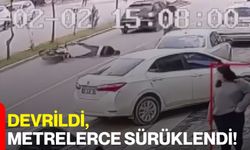 Devrildi, Metrelerce Sürüklendi!