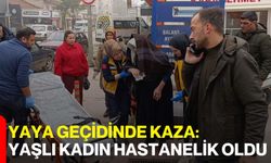 Yaya Geçidinde Kaza: Yaşlı Kadın Hastanelik Oldu