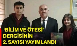 Emirdağ Fen Lisesi’nin ‘Bilim ve Ötesi’ dergisinin 2. sayısı yayımlandı