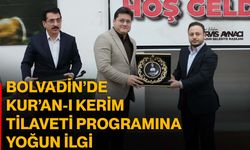 Bolvadin’de Kur’an-ı Kerim Tilaveti Programına Yoğun İlgi