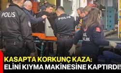 Kasapta Korkunç Kaza: Elini Kıyma Makinesine Kaptırdı