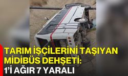 Tarım İşçilerini Taşıyan Midibüs Dehşeti: 1’i Ağır 7 Yaralı