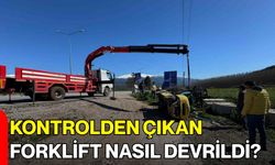Kontrolden Çıkan Forklift Nasıl Devrildi?