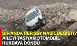 Bir Anda Her Şey Nasıl Değişti? Aileyi Taşıyan Otomobil Hurdaya Döndü