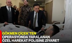 Gökmen Çiçek'ten Operasyonda Yaralanan Özel Harekat Polisine Ziyaret