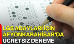 LGS Adayları İçin Afyonkarahisar’da Ücretsiz Deneme
