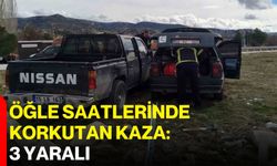 Öğle Saatlerinde Korkutan Kaza: 3 Yaralı