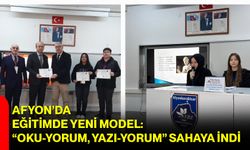 Afyon’da Eğitimde Yeni Model: “Oku-Yorum, Yazı-Yorum” Sahaya İndi