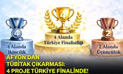 Afyon’dan TÜBİTAK Çıkarması: 4 Proje Türkiye Finalinde!