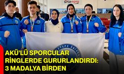 AKÜ’lü Sporcular Ringlerde Gururlandırdı: 3 Madalya Birden