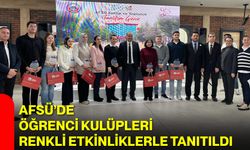 AFSÜ’de Öğrenci Kulüpleri Renkli Etkinliklerle Tanıtıldı