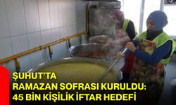 Şuhut’ta Ramazan Sofrası Kuruldu: 45 Bin Kişilik İftar Hedefi