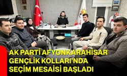 AK Parti Afyonkarahisar Gençlik Kolları’nda Seçim Mesaisi Başladı
