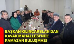 Başkan Kılınçarslan’dan Kavak Mahallesi’nde Ramazan Buluşması
