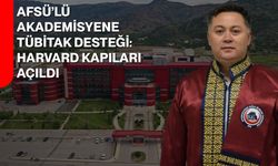 AFSÜ’lü Akademisyene TÜBİTAK Desteği: Harvard Kapıları Açıldı