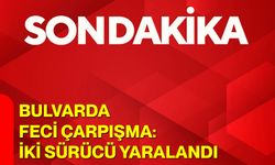 Bulvarda Feci Çarpışma: İki Sürücü Yaralandı