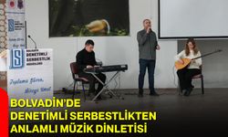 Bolvadin’de Denetimli Serbestlikten Anlamlı Müzik Dinletisi