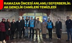 Ramazan Öncesi Anlamlı Seferberlik: AK Gençlik Camileri Temizledi