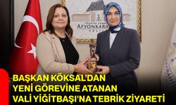 Başkan Köksal’dan Yeni Görevine Atanan Vali Yiğitbaşı’na Tebrik Ziyareti