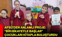 AFSÜ’den Anlamlı Proje: “Bir Hikayeyle Başlar” Çocukları Kitapla Buluşturdu
