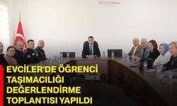 Evciler’de Öğrenci Taşımacılığı Değerlendirme Toplantısı Yapıldı