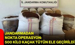 Jandarmadan Nokta Operasyon: 500 Kilo Kaçak Tütün Ele Geçirildi