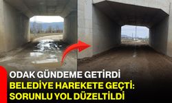 ODAK Gündeme Getirdi, Belediye Harekete Geçti: Sorunlu Yol Düzeltildi