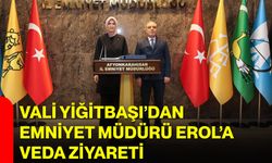 Vali Yiğitbaşı’ndan Emniyet Müdürü Erol’a Veda Ziyareti