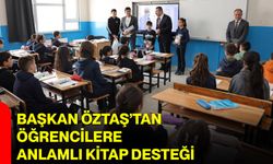 Başkan Öztaş’tan Öğrencilere Anlamlı Kitap Desteği