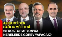 AK Parti’den Sağlık Müjdesi: 28 Doktor Afyon’da Nerelerde Görev Yapacak?