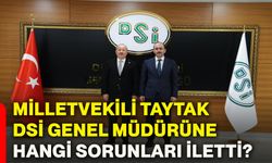 Milletvekili Taytak DSİ Genel Müdürüne hangi sorunları iletti?
