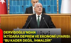 Dervişoğlu’ndan İktidara Deprem ve Ekonomi Uyarısı: “Bu Kader Değil, İhmaldir”