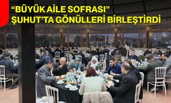 “Büyük Aile Sofrası” Şuhut’ta Gönülleri Birleştirdi