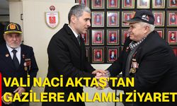 Vali Naci Aktaş’tan Gazilere Anlamlı Ziyaret