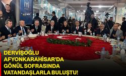 Dervişoğlu Afyonkarahisar’da gönül sofrasında vatandaşlarla buluştu