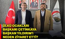 Ülkü Ocakları Başkanı Çetinkaya, Başkan Yıldırım’ı neden ziyaret etti?
