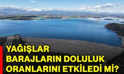 Yağışlar barajların doluluk oranlarını etkiledi mi?
