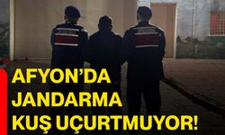 Afyon’da Jandarma kuş uçurtmuyor!