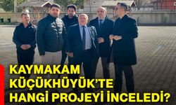 Kaymakam Küçükhüyük’te hangi projeyi inceledi?