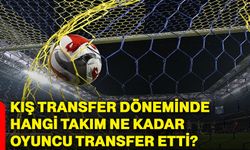 Kış transfer döneminde hangi takım ne kadar oyuncu transfer etti?