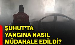 Şuhut’ta yangına nasıl müdahale edildi?