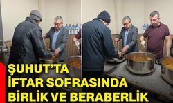 Şuhut’ta iftar sofrasında birlik ve beraberlik