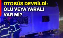 Otobüs devrildi: Ölü veya yaralı var mı?