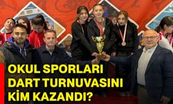 Okul sporları dart turnuvasını kim kazandı?
