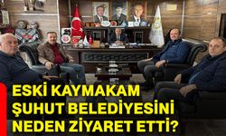 Eski kaymakam, Şuhut Belediyesini neden ziyaret etti?