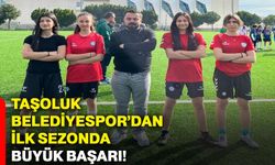 Taşoluk Belediyespor’dan ilk sezonda büyük başarı!